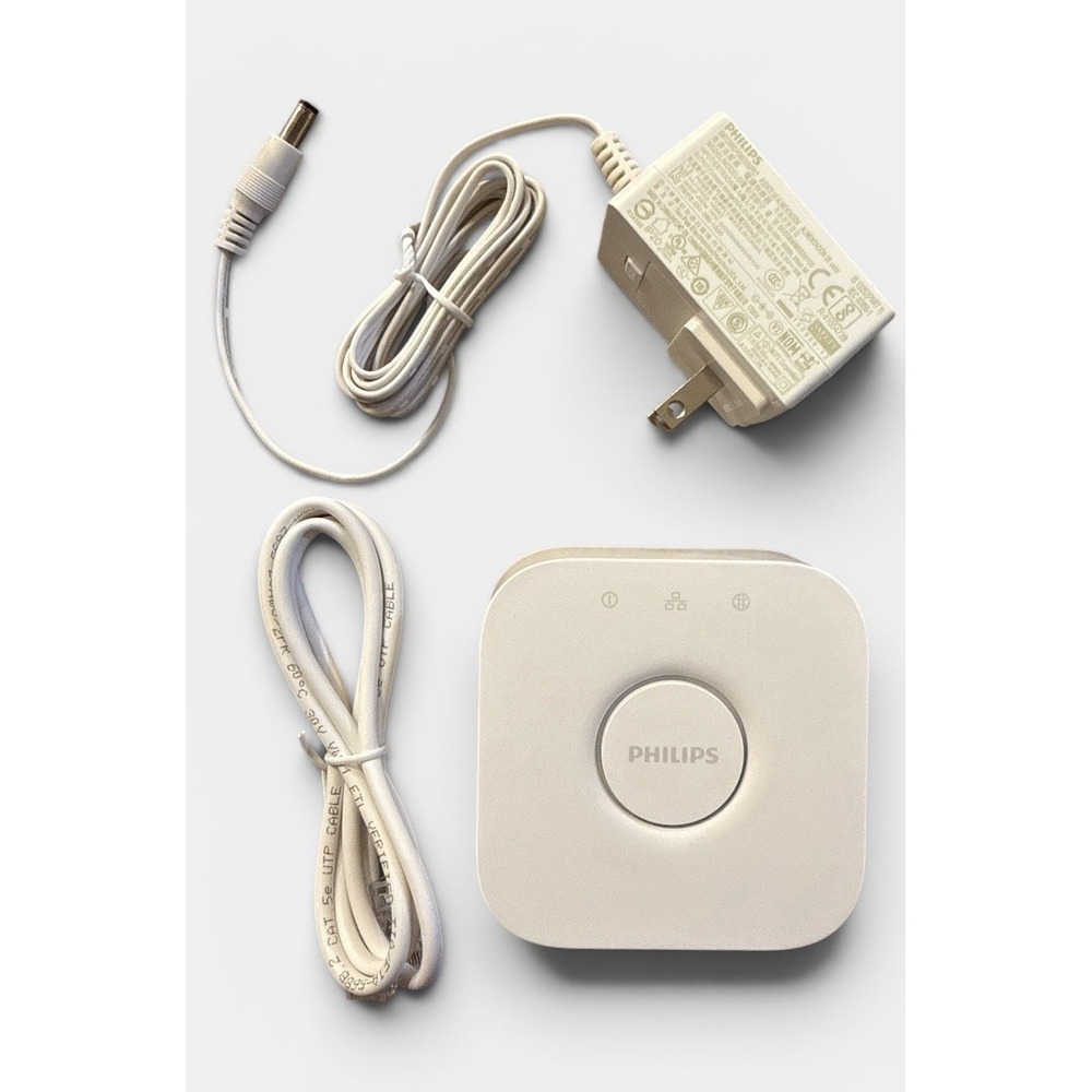 Philips Hue Bridge 2nd Generation 2.1 3241312018A With Power Adapter